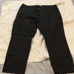 NWT, Ralph Lauren Active cropped polka dot pants